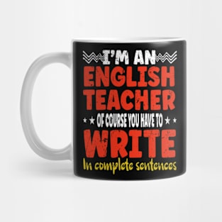 English Teacher Linguistics Grammar Professor Writer Editor Mug